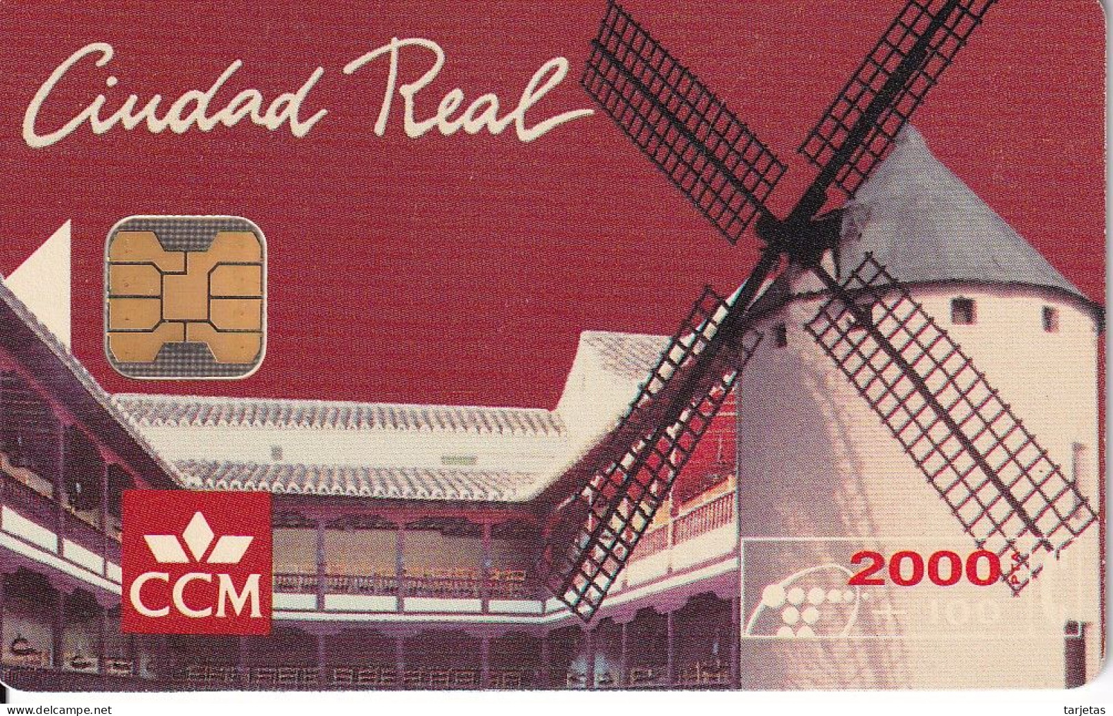 CP-042 TARJETA DE CIUDAD REAL DE 2000 PTAS DE FECHA 09/94 Y TIRADA 9000 - Commemorative Advertisment