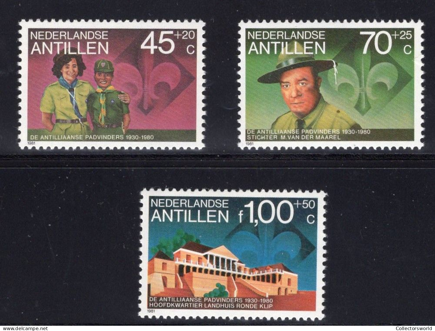 Netherlands Antilles Serie 3v 1981 Scouting MNH - West Indies