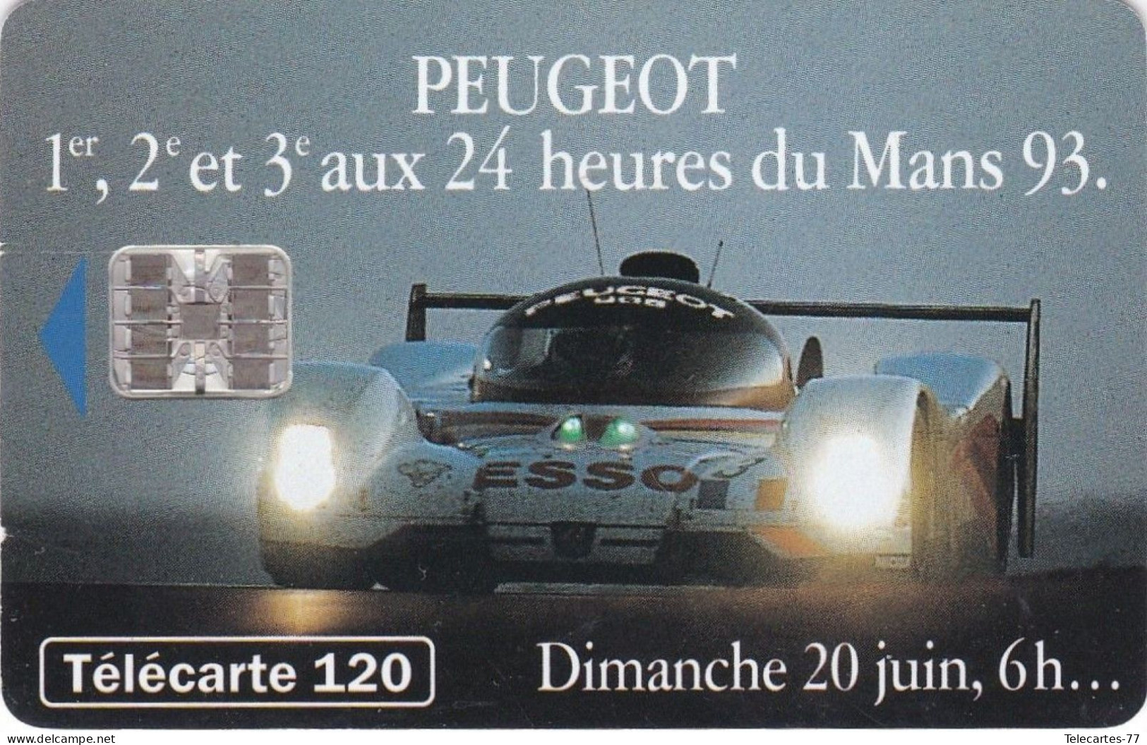 F412-PEUGEOT 905-20 JUIN 6H-120u-SC7-07/93 - 1993