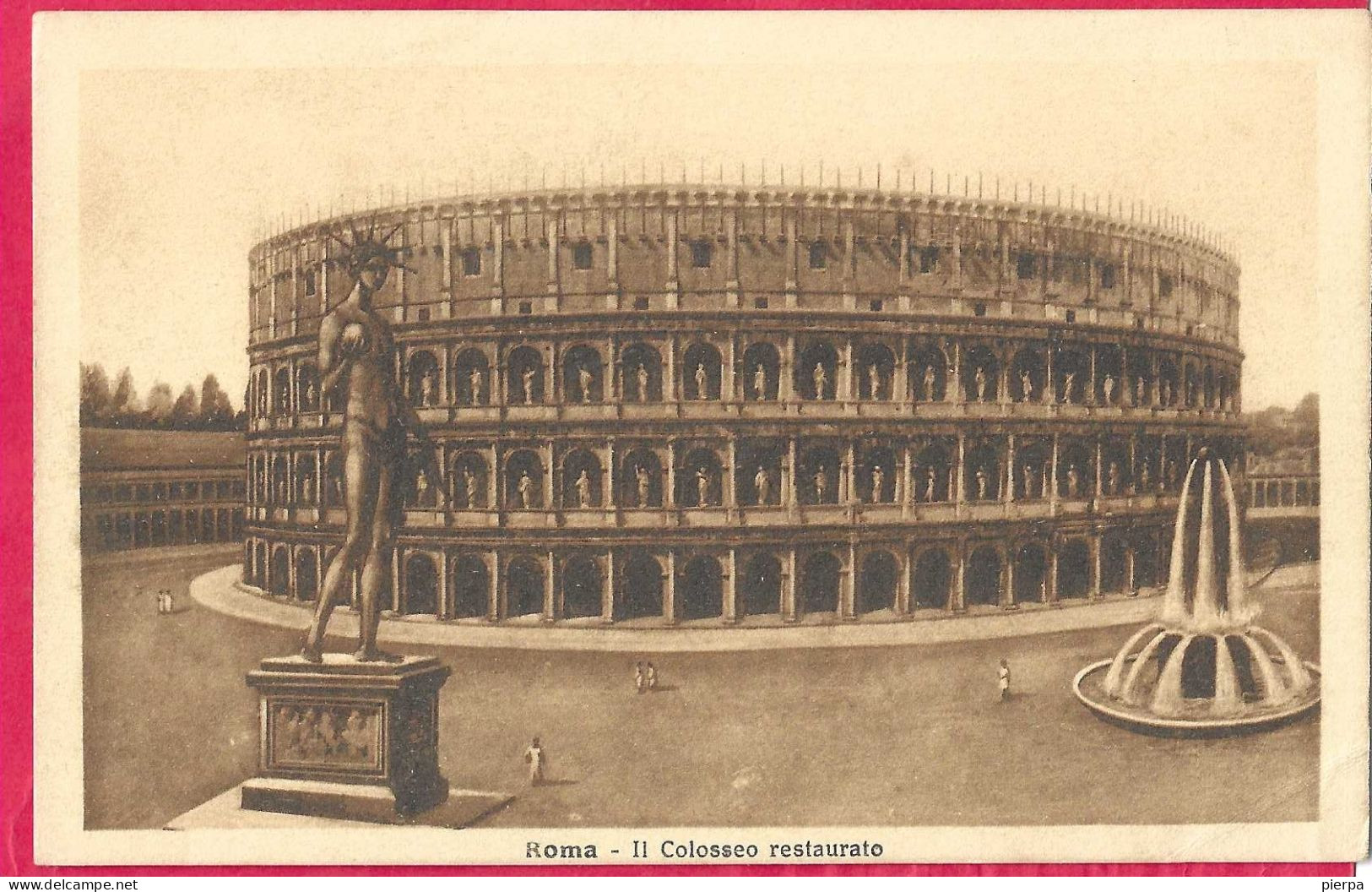 ROMA - IL COLOSSEO RESTAURATO - FORMATO PICCOLO - EDIZ. STA - NUOVA - Colisée