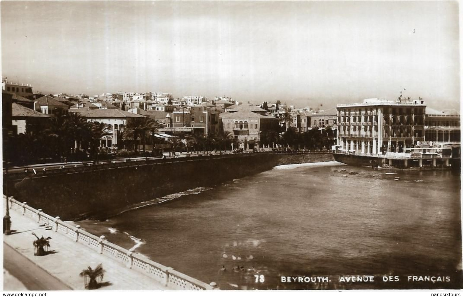 ASIE.  LIBAN.  BEYROUTH.  AVENUE DES FRANCAIS - Líbano