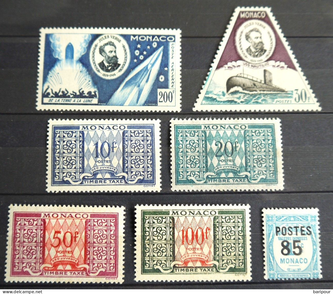 Monaco Posten & Lots Ab Klassik Gestempelt & Postfrisch - Used Stamps