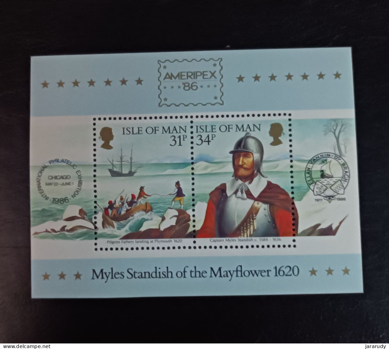 ISLA DE MAN PERSONAJE 1986 Yv BF 8 MNH - Isle Of Man