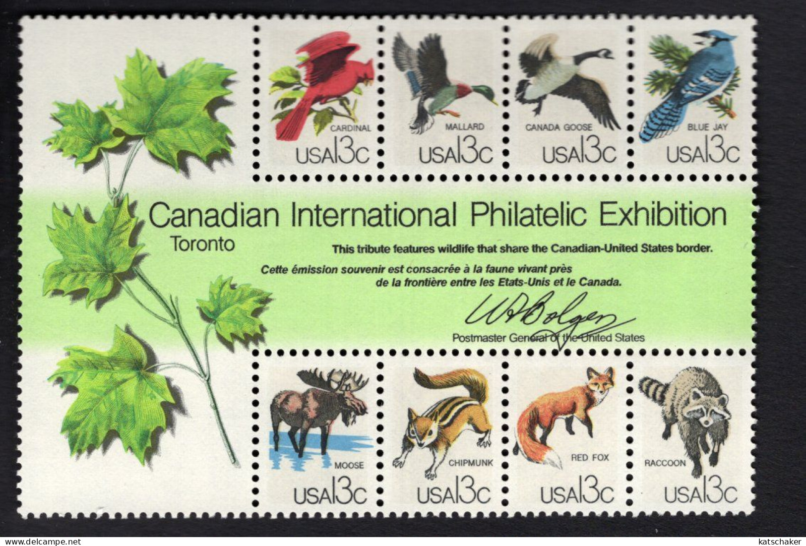 200603394 1978 SCOTT 1757 (XX) POSTFRIS MINT NEVER HINGED - CAPEX ANIMALS FAUNA - Unused Stamps