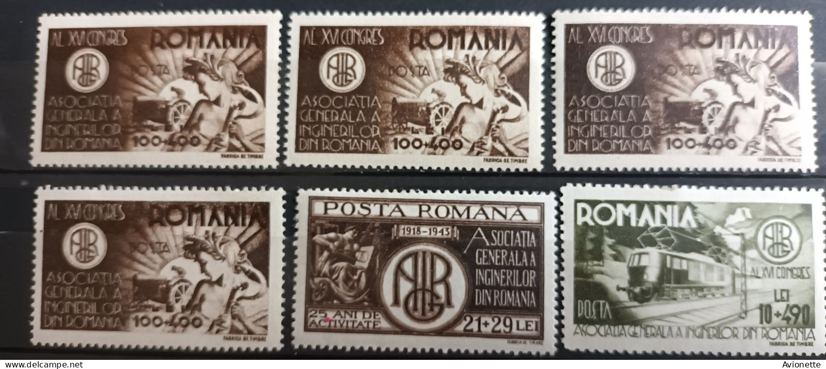 Romania (9 Timbres) - Ongebruikt