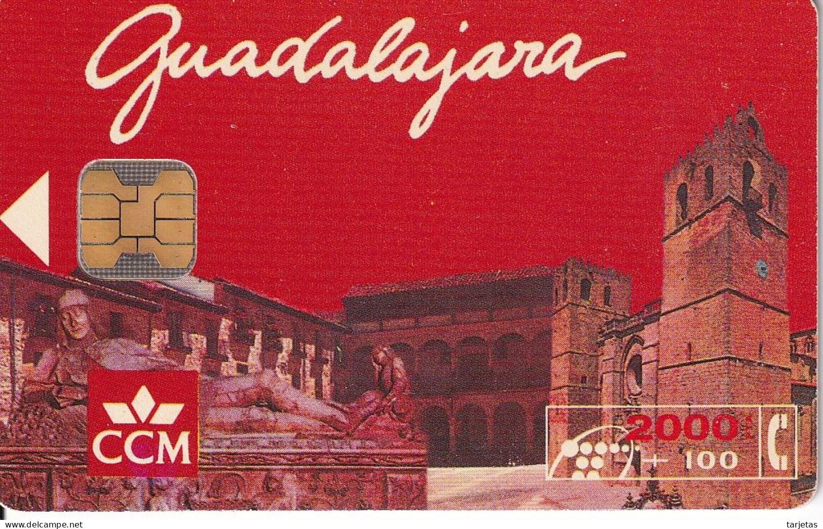 CP-048 TARJETA DE GUADALAJARA DE 2000 PTAS DE FECHA 09/94 Y TIRADA 3000 - Commemorative Advertisment