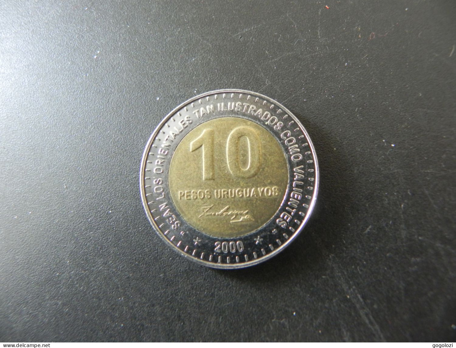 Uruguay 10 Pesos 2000 - José Artigas - Uruguay