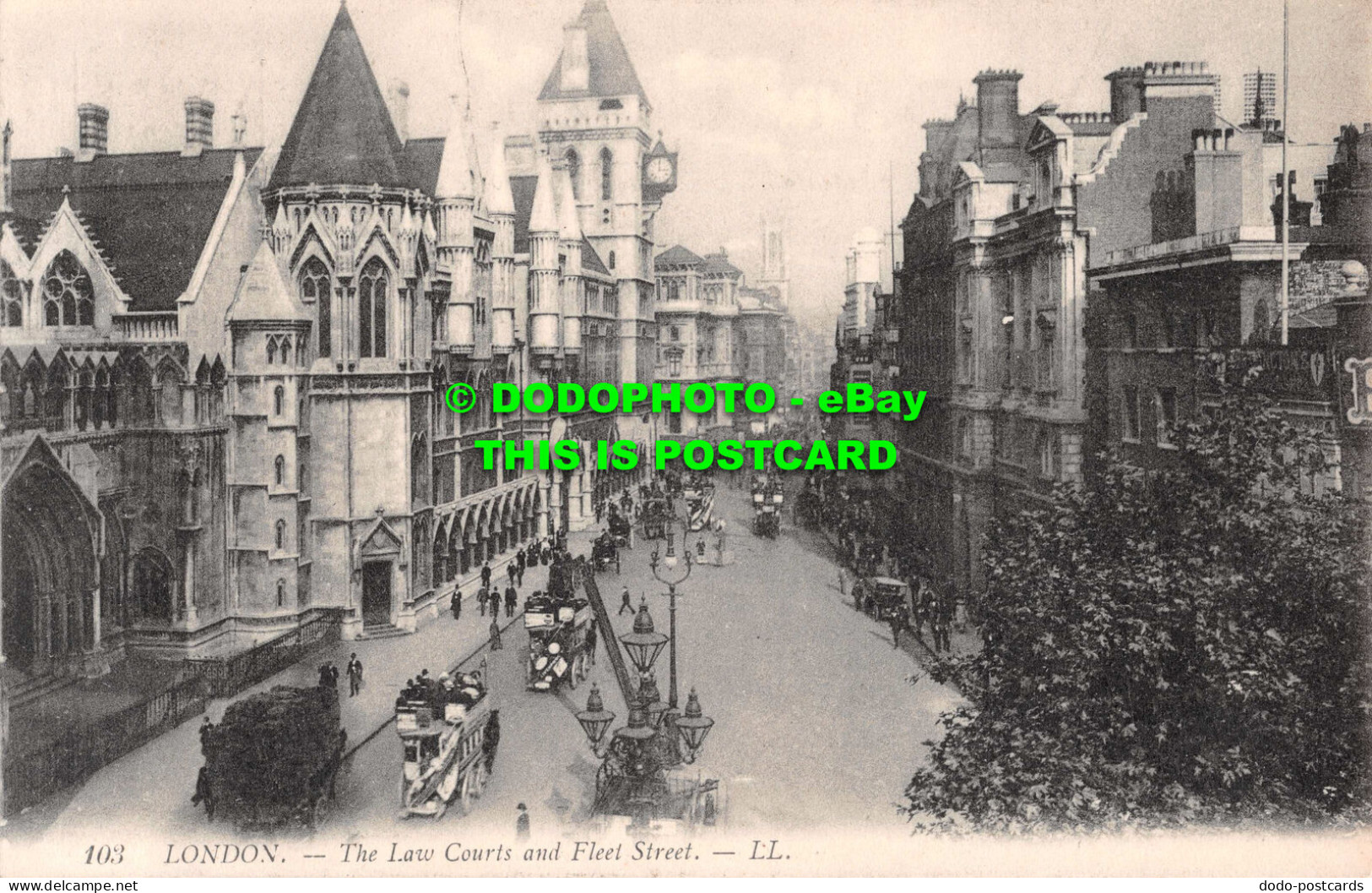 R536752 London. The Low Courts And Fleet Street. LL. 103 - Other & Unclassified