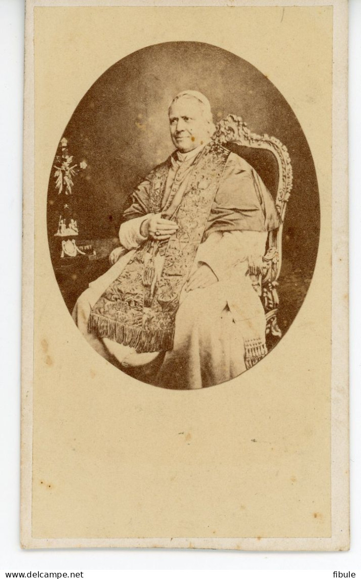 CV  Du Pape Pie IX 1865, Photographie BISSON Frères Paris - Europa
