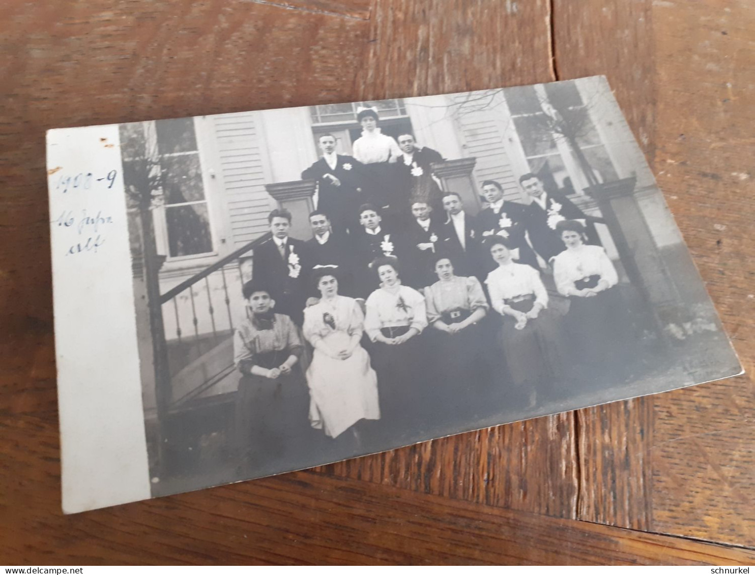 JUGEND In DEUTSCHLAND DAZUMAL - SCHICKE JUNGE PAARE In POSE - 1908-1909 - TANZKURS ? - TANZEN - Personnes Anonymes