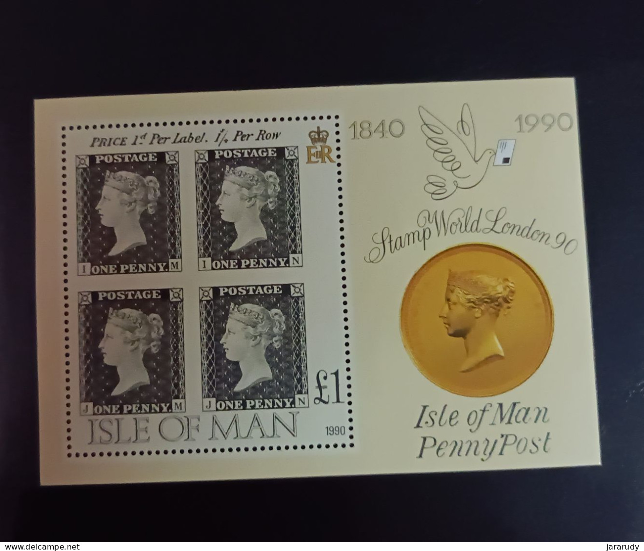 ISLA DE MAN FILATELIA 1990 Yv BF 13 MNH - Man (Insel)