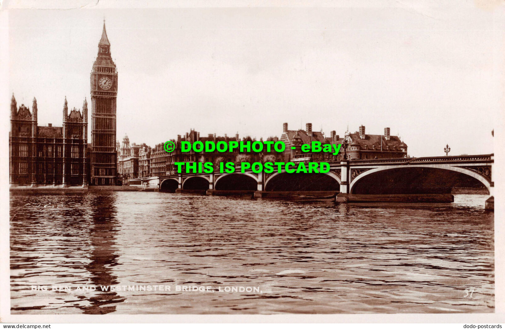 R536771 London. Big Ben And Westminster Abbey. Excel Series. RP - Andere & Zonder Classificatie