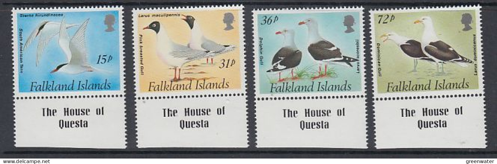 Falkland Islands 1993 Gulls And Terns 4v "The House Of Questa"  ** Mnh (59685B) - Falklandeilanden