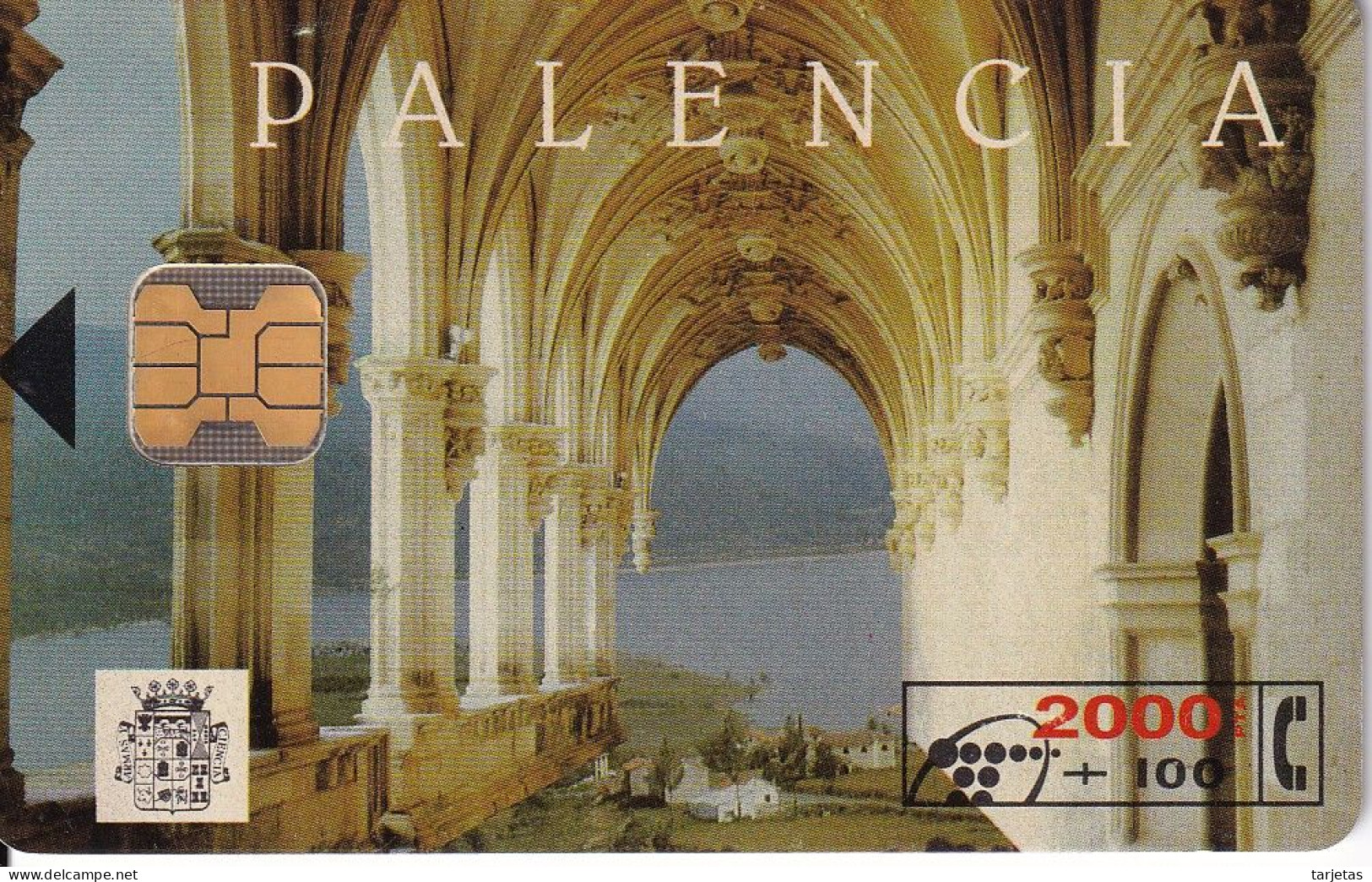 CP-052 TARJETA DE PALENCIA DE 2000 PTAS DE FECHA 10/94 Y TIRADA 6500 - Commemorative Advertisment