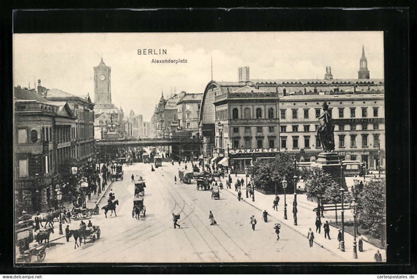 AK Berlin, Reger Verkehr Am Alexanderplatz  - Mitte