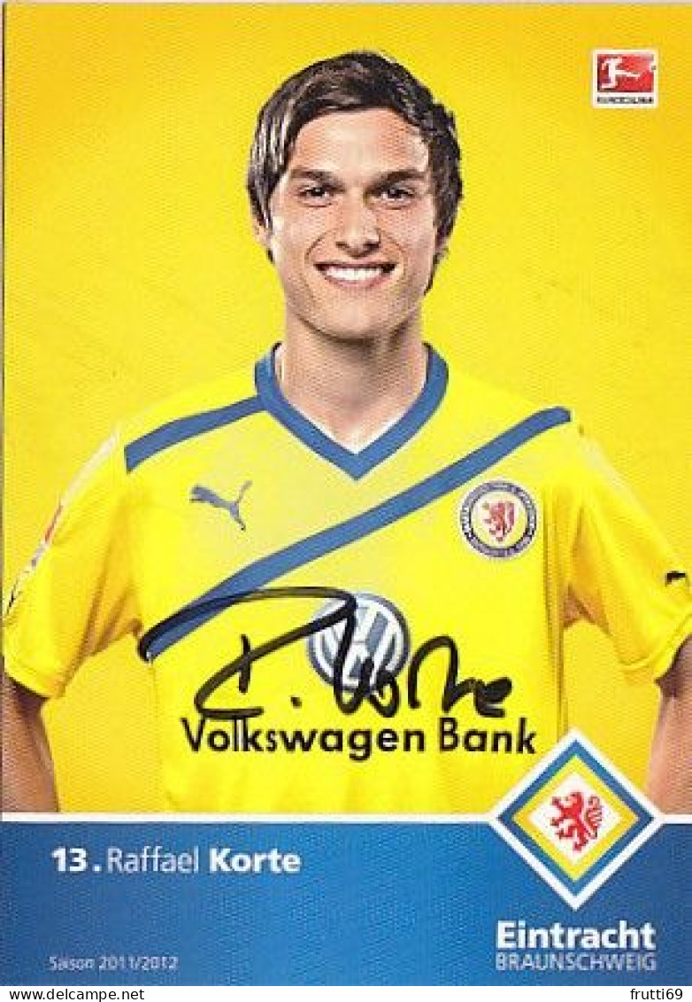 AK 215620 FOOTBALL / SOCCER / FUSSBALL - Eintracht Braunschweig - 2011 / 2012 - Raffael Korte - Voetbal