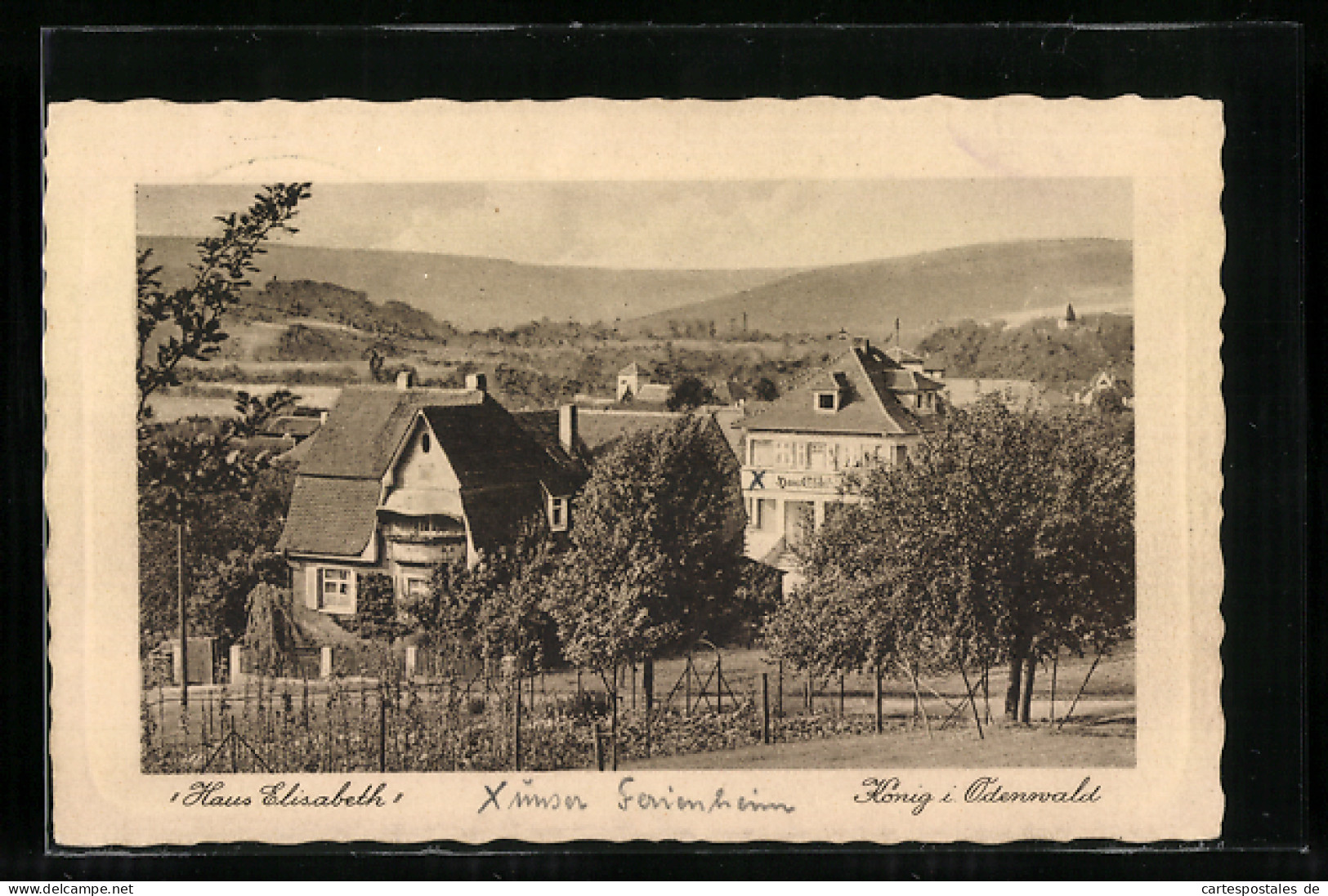 AK König /Odenwald, Haus Elisabeth Mit Umgebung  - Odenwald