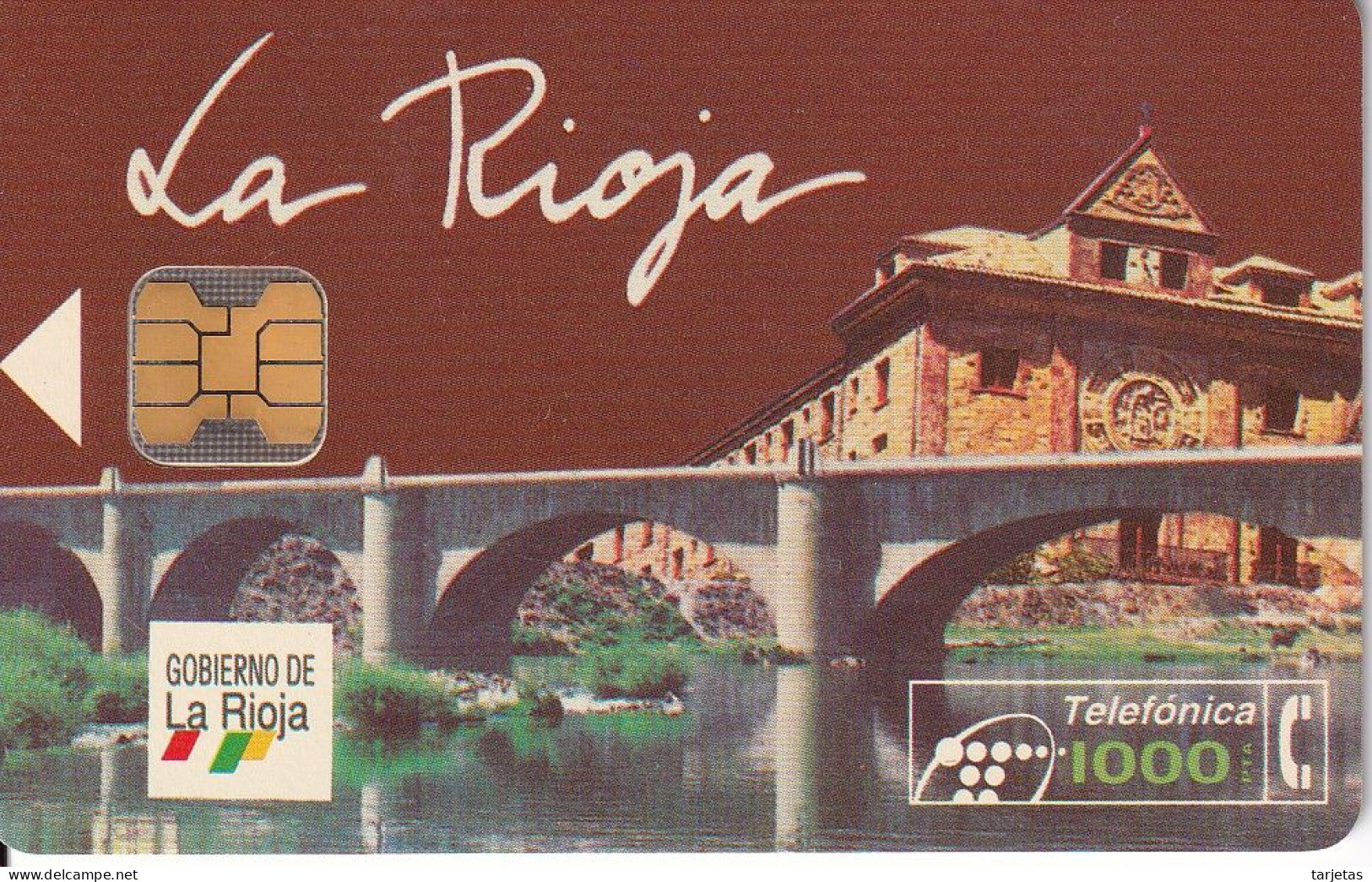 CP-053 TARJETA DE LA RIOJA DE 1000 PTAS DE FECHA 11/94 Y TIRADA 8500 - Commemorative Advertisment