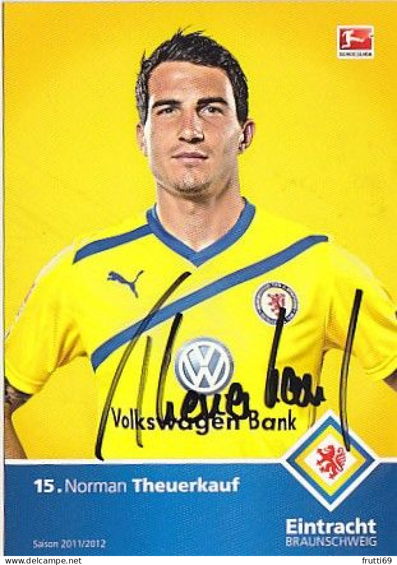 AK 215622 FOOTBALL / SOCCER / FUSSBALL - Eintracht Braunschweig - 2011 / 2012 - Norman Theuerkauf - Football