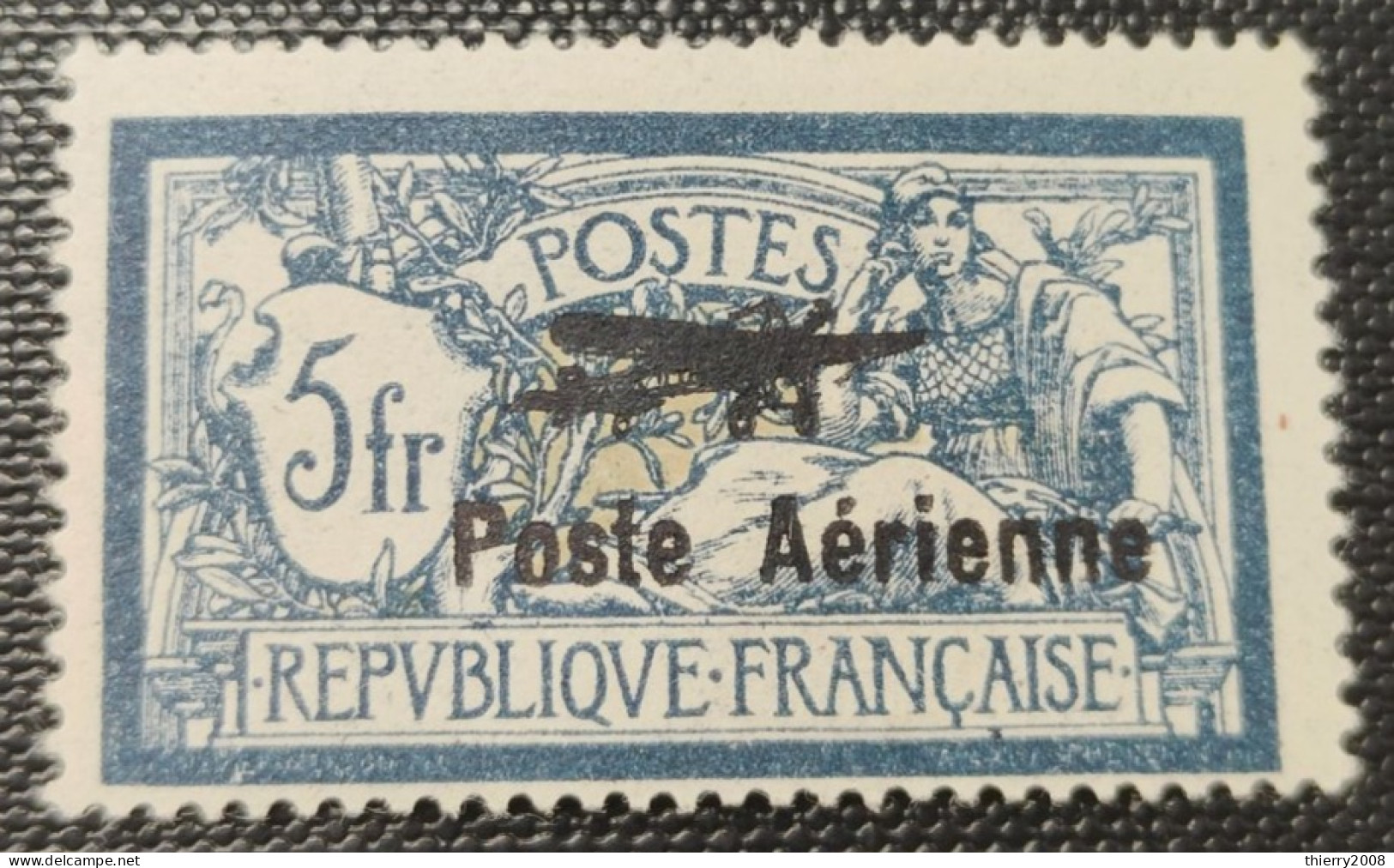 Poste Aérienne N° 2  Neuf * Gomme D'Origine, Signé SCHELLER   TTB - 1927-1959 Nuevos