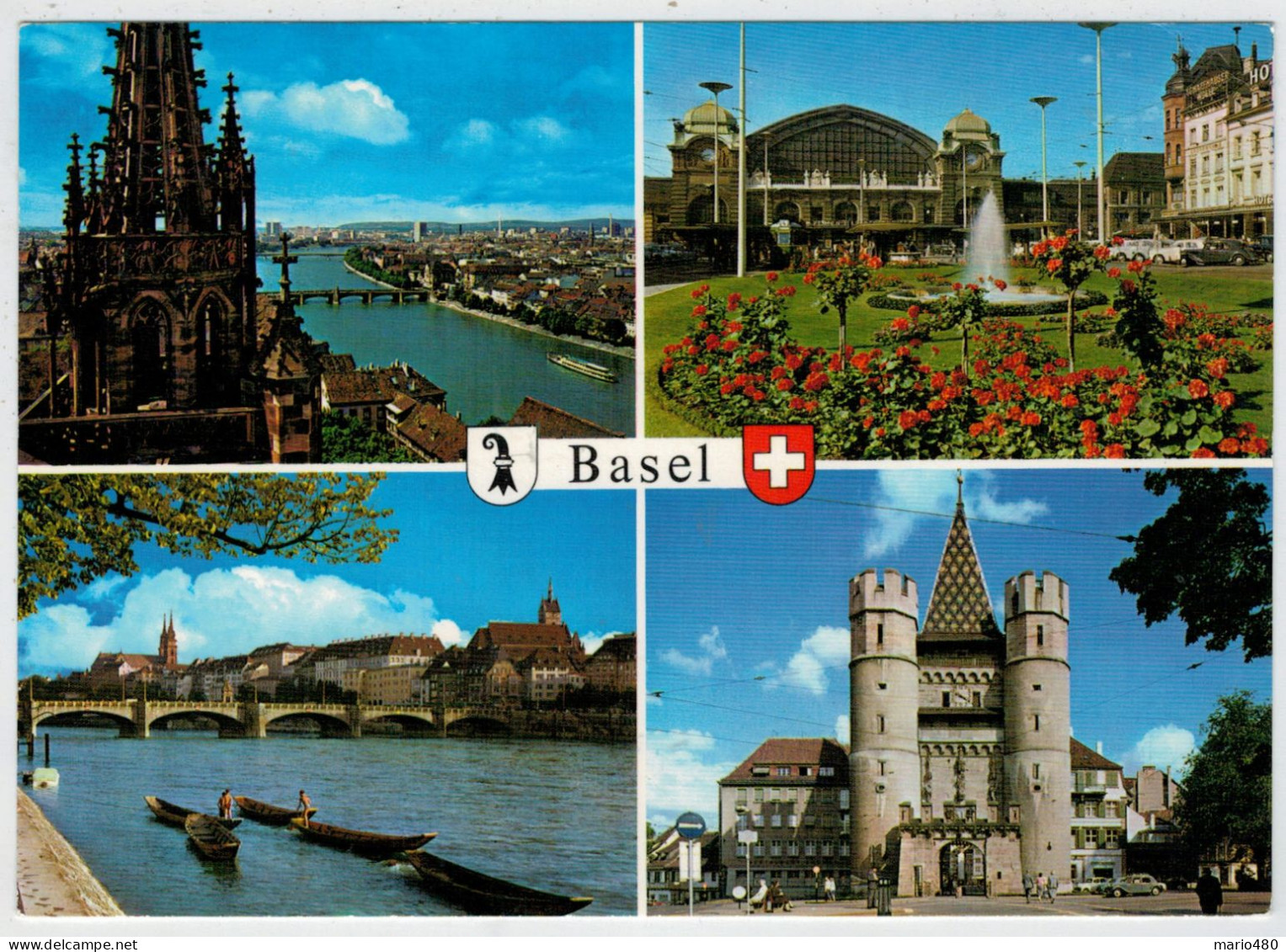 BASILEA   VEDUTE         (VIAGGIATA) - Basel