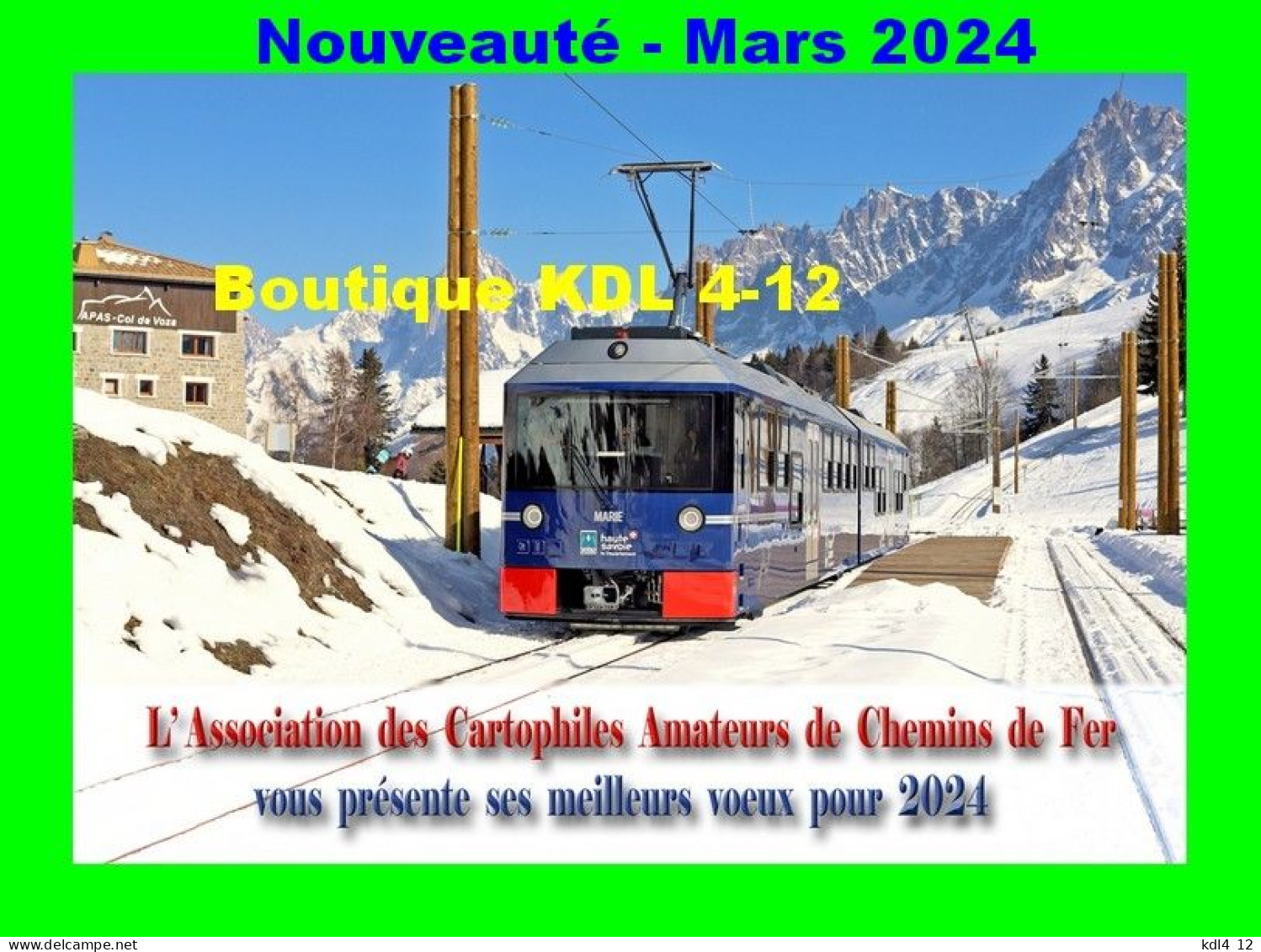 ACACF CV 13 - Automotrice Stadler "Marie" Au Col De Voza - SAINT-GERVAIS-LES-BAINS - Haute-Savoie - Saint-Gervais-les-Bains