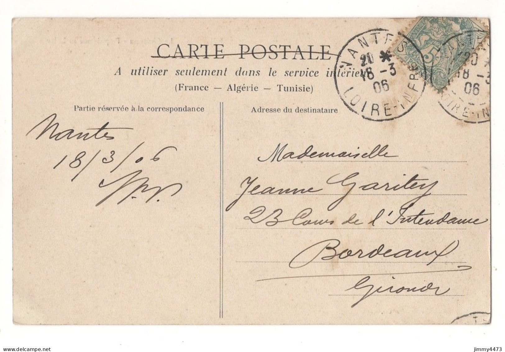 CPA - NANTES En 1906 - Le Château - Façade Sur La Loire ( Rue Bien Animée ) N° 266 - Hélio Buges Et Cie Nantes - Nantes
