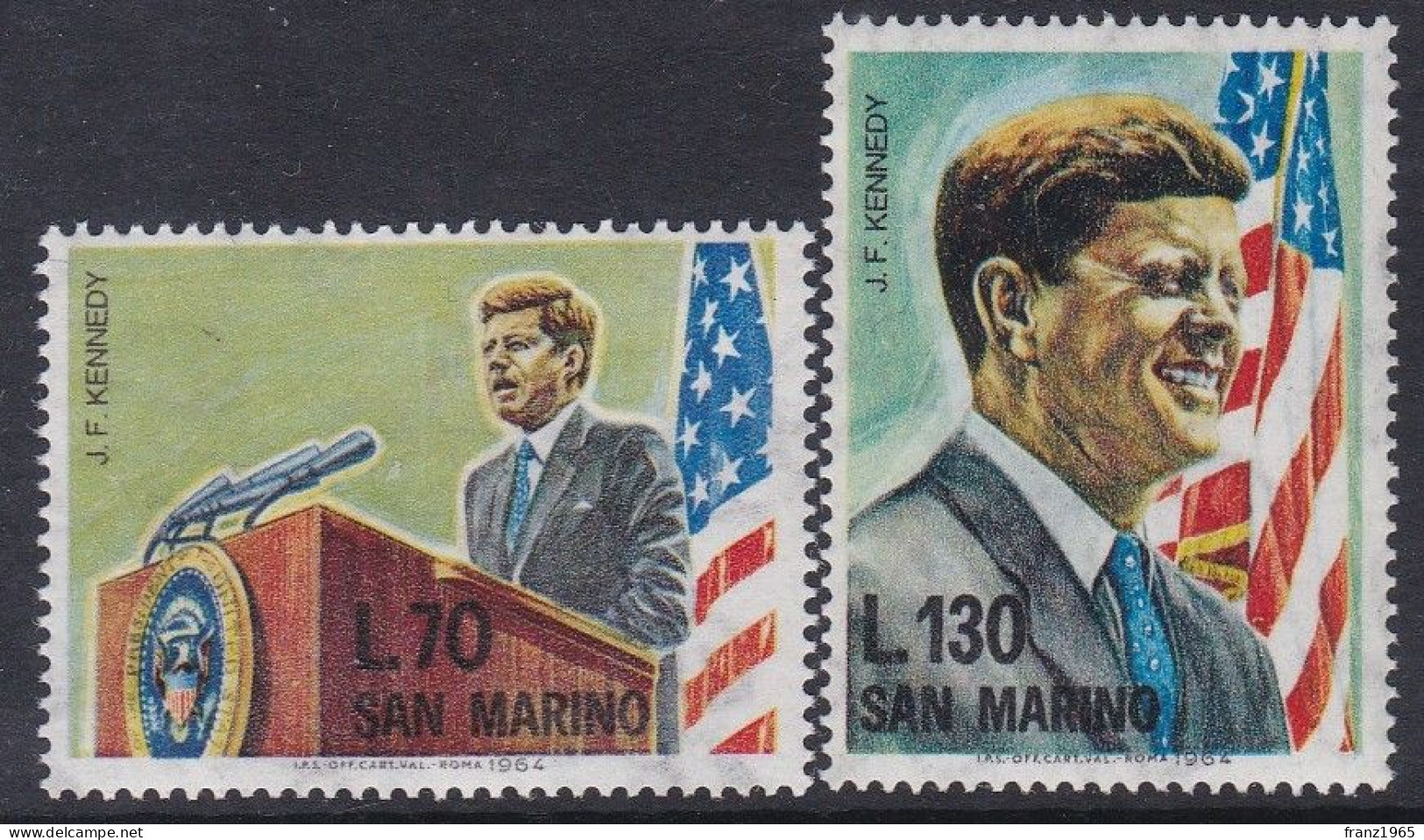 John F. Kennedy - 1964 - Unused Stamps