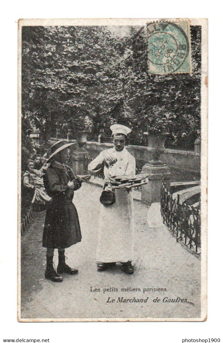 CPA   Vieux Métier .Marchand De Gaufres - Street Merchants