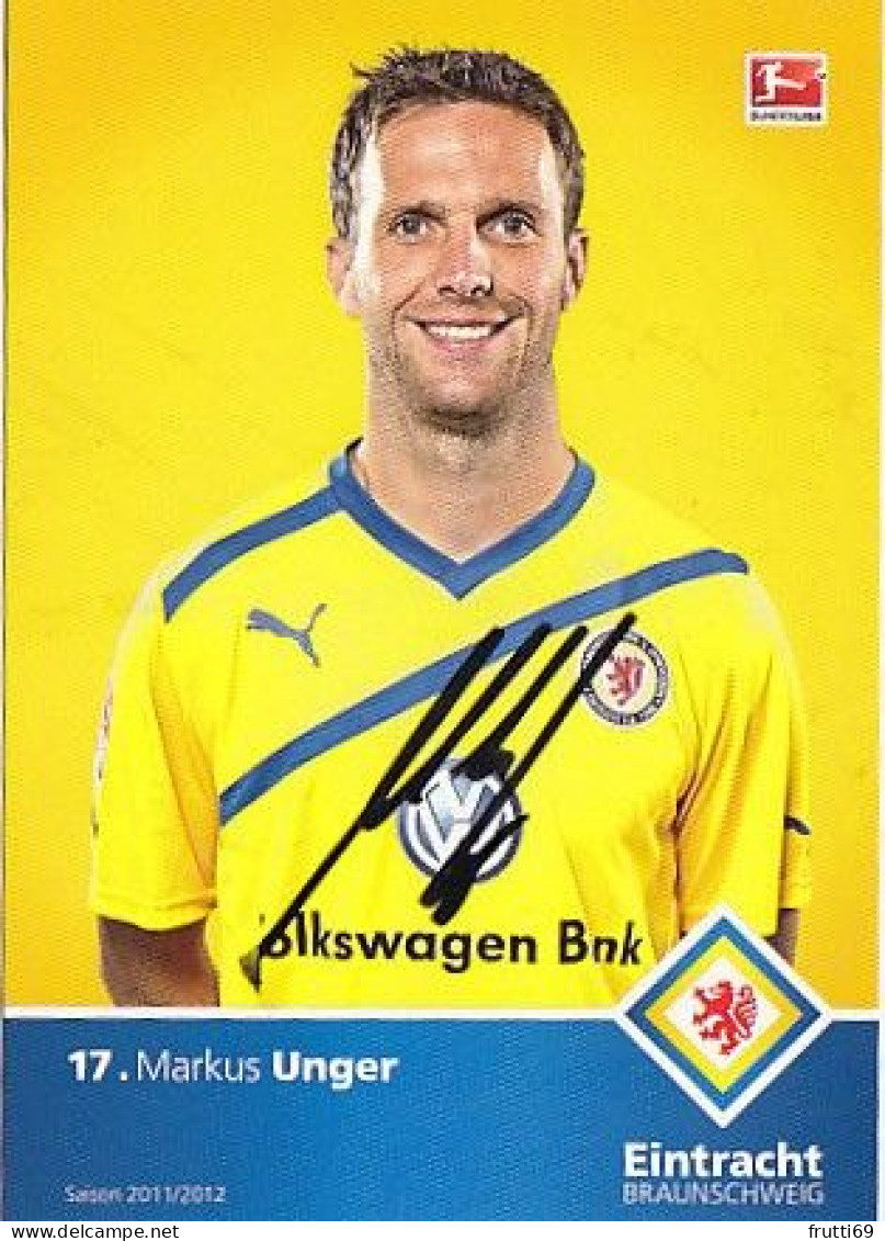 AK 215624 FOOTBALL / SOCCER / FUSSBALL - Eintracht Braunschweig - 2011 / 2012 - Markus Unger - Calcio