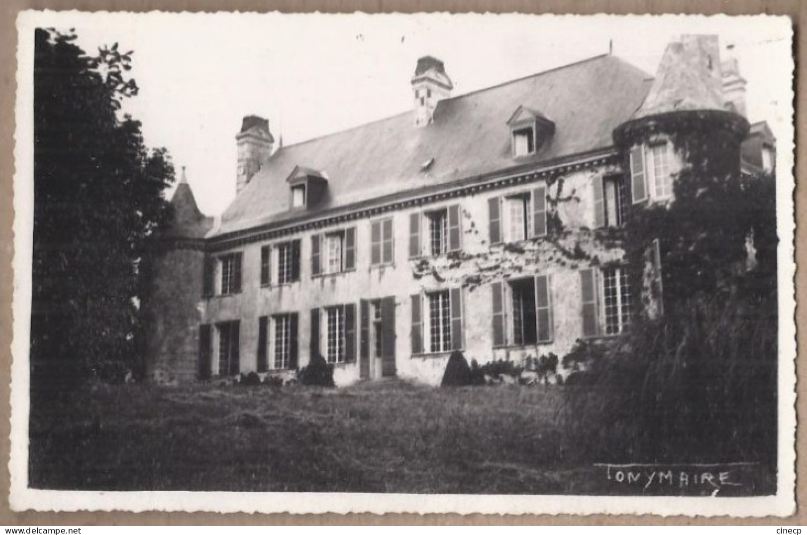 CARTE PHOTO CPA PHOTO EDIFICE CHATEAU - TB PLAN Façade CHATEAU Du PLESSIS - De LE PLESSIS - Andere & Zonder Classificatie