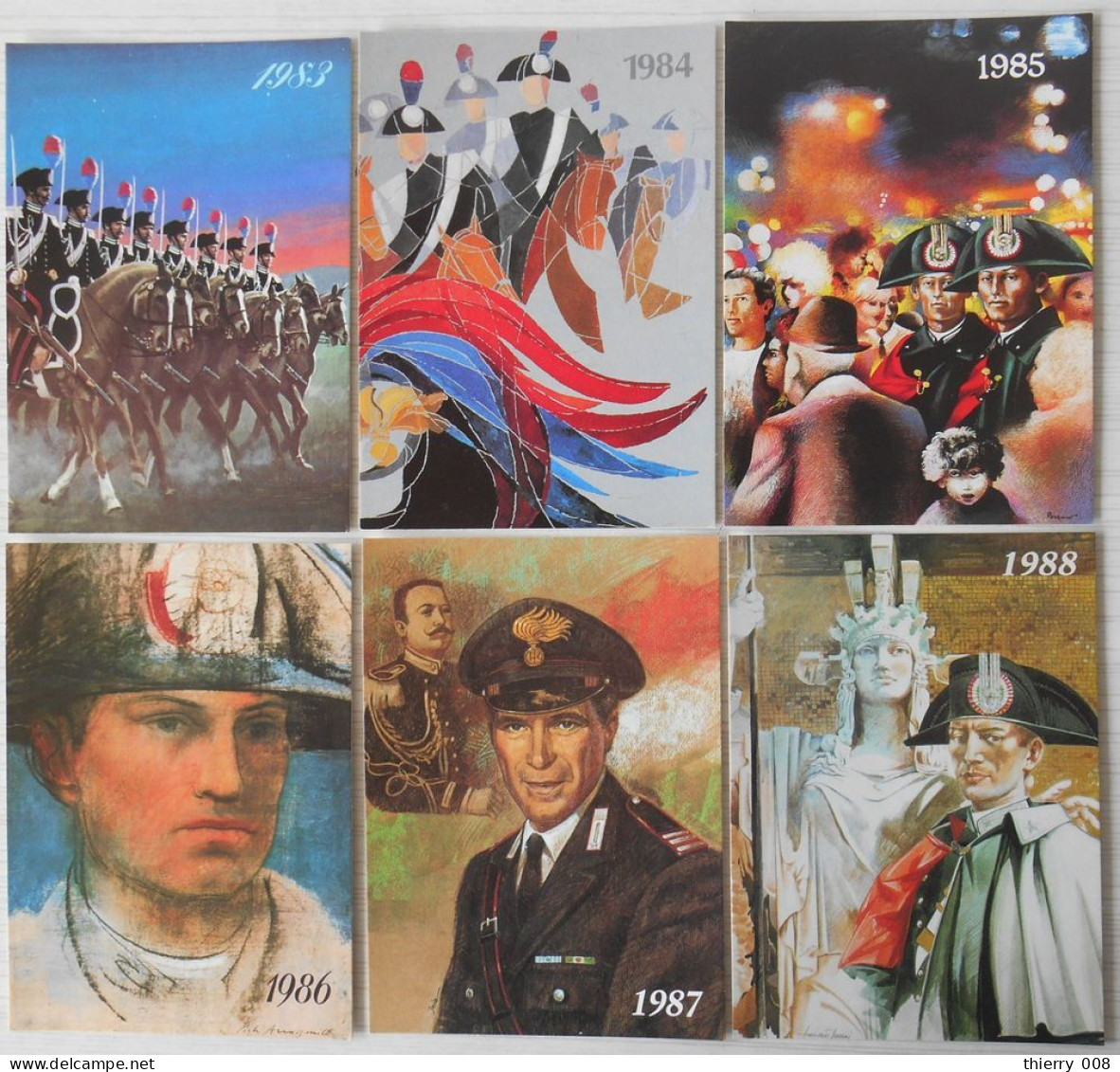 F22  Calendari Storici Dell'Arma Dei Carabinieri 1983 1995  13 Cartes Postales Neuves Dans Un étui Cartonné - Sonstige & Ohne Zuordnung