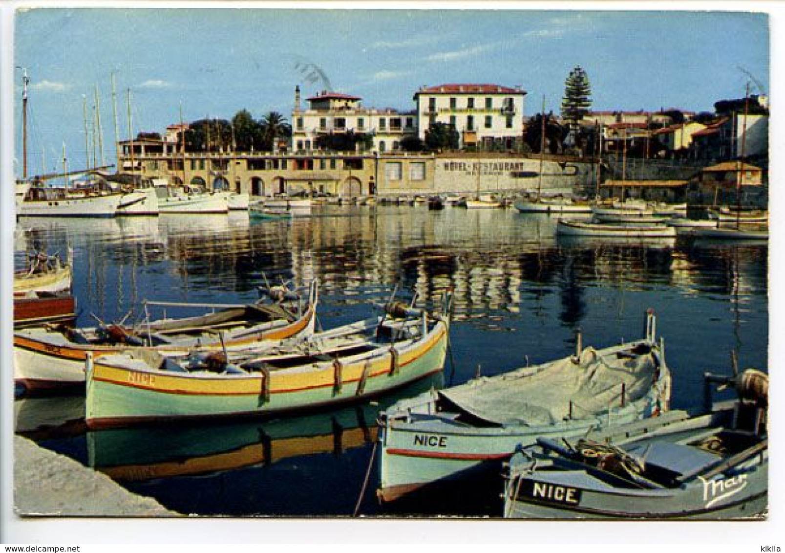 CPSM  10.5 X 15 Alpes Maritimes SAINT-JEAN-CAP-FERRAT   Le Port    Hôtel Restaurant  "La Voile D'Or" - Saint-Jean-Cap-Ferrat