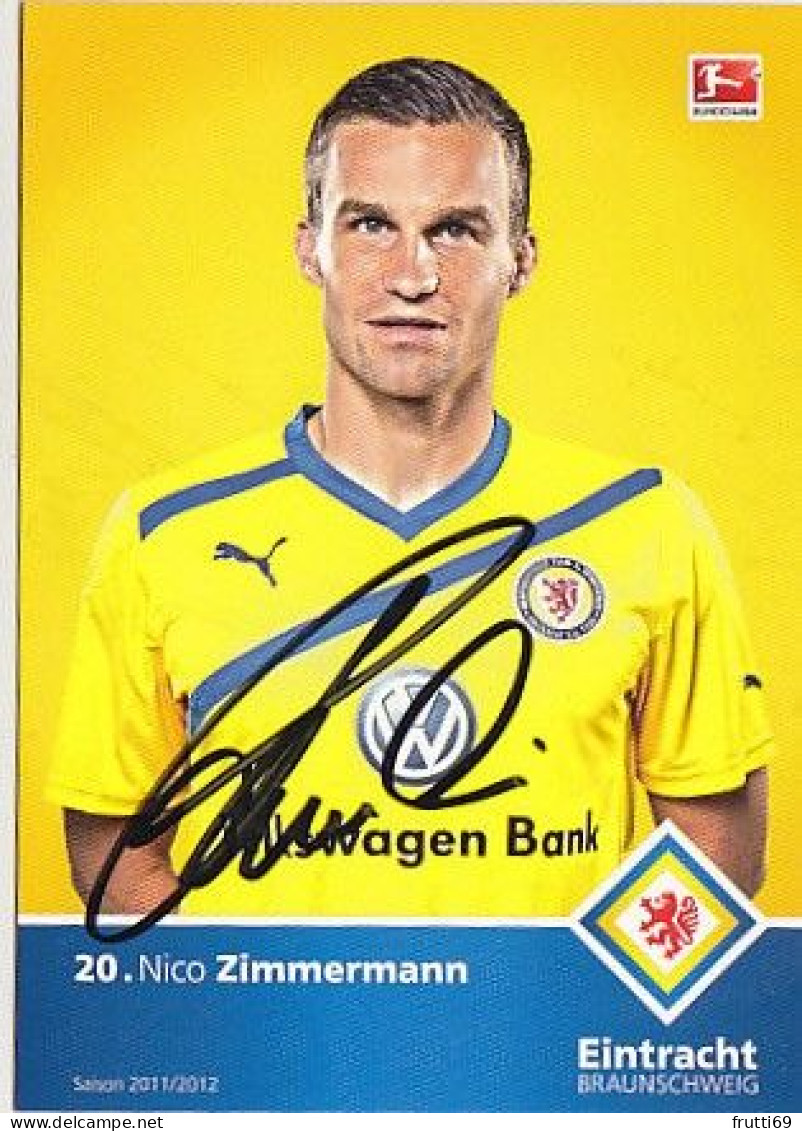 AK 215626 FOOTBALL / SOCCER / FUSSBALL - Eintracht Braunschweig - 2011 / 2012 - Nico Zimmermann - Voetbal