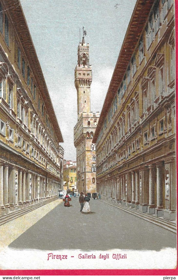 FIRENZE - GALLERIA DEGLI UFFIZI- FORMATO PICCOLO - EDIZ. GOBBATO VENEZIA  - NUOVA - Firenze