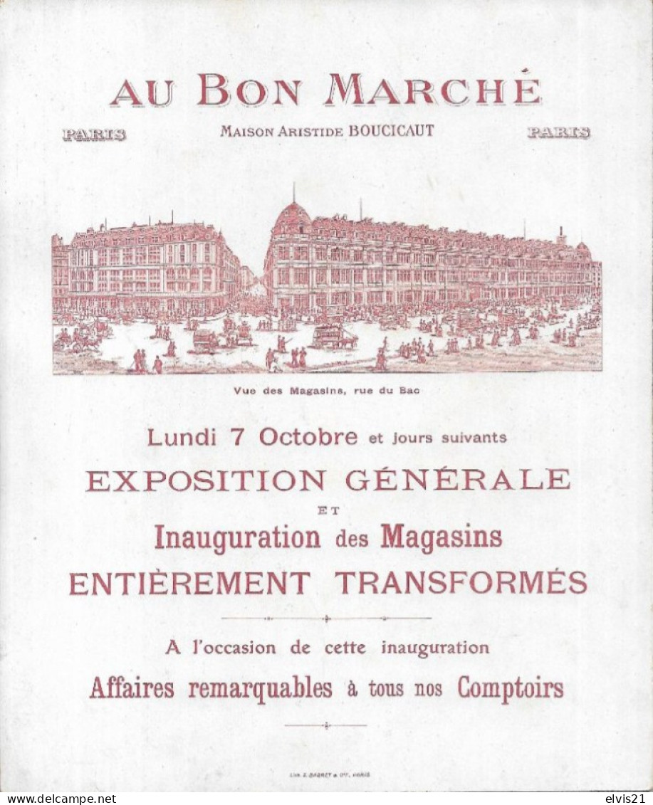 Grand Chromo "Au Bon Marché" .A Cache Cache. Costumes Louis XVI. Maurice Leloir - Au Bon Marché