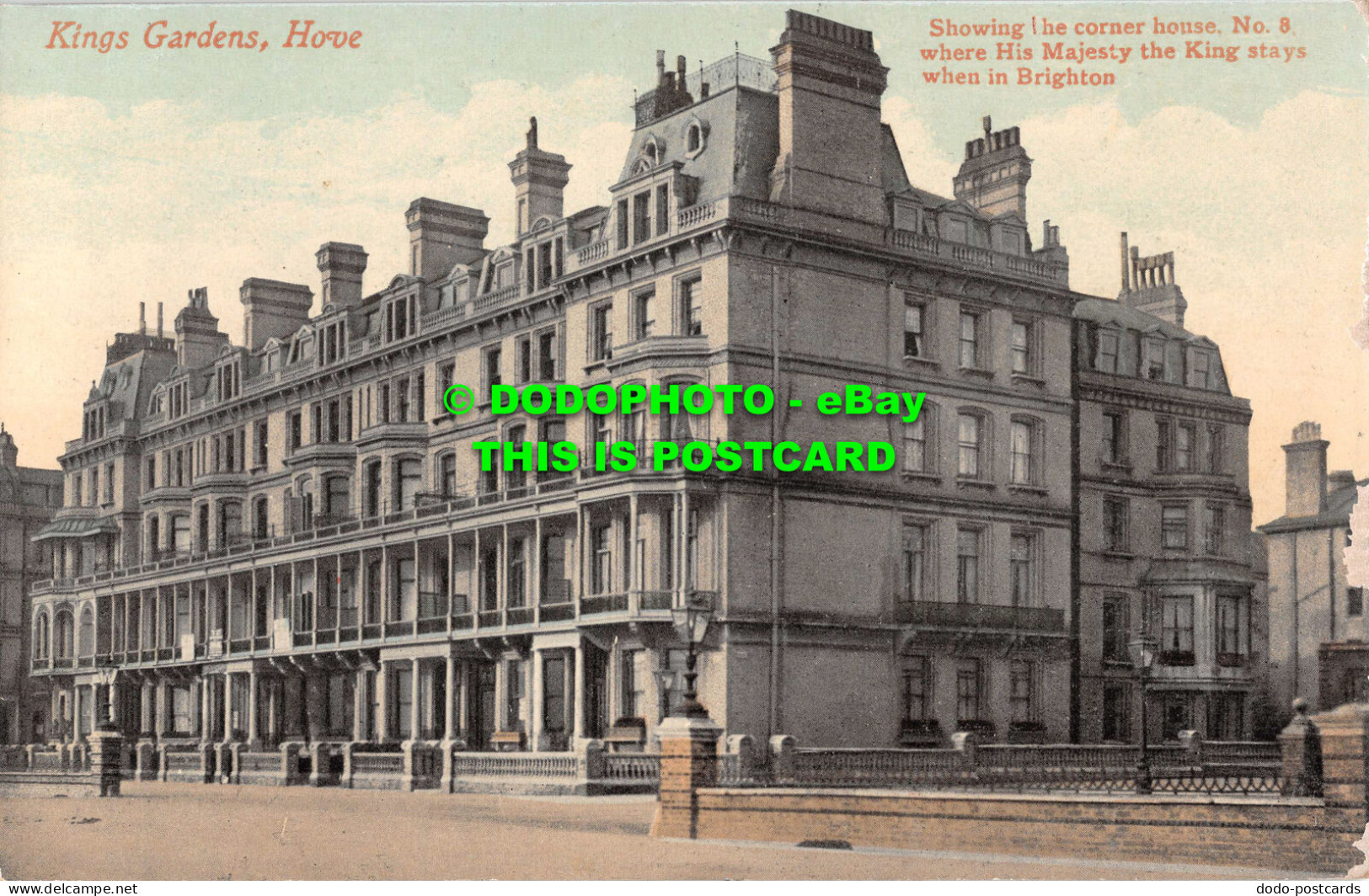 R537173 Hove. Kings Gardens. Pictorial Centre. No. 47 - Monde