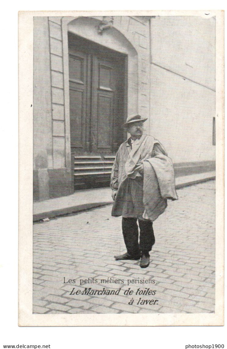 CPA   Vieux Métier .Le Marchand De Toiles à Laver - Street Merchants