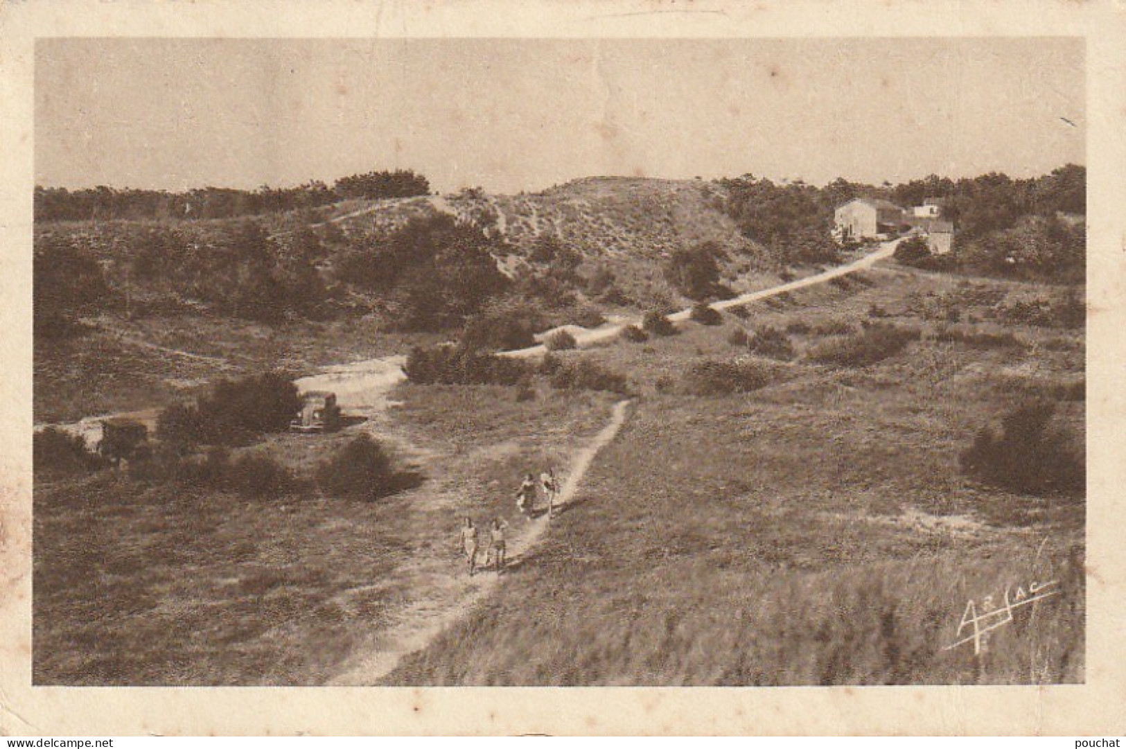 AL23 -(17) ILE D ' OLERON  -  DOMINO  - LES DUNES -  PROMENEURS - EDIT. ARJAC , PHOT. GRANSART , ST PIERRE D' OLERON - Ile D'Oléron