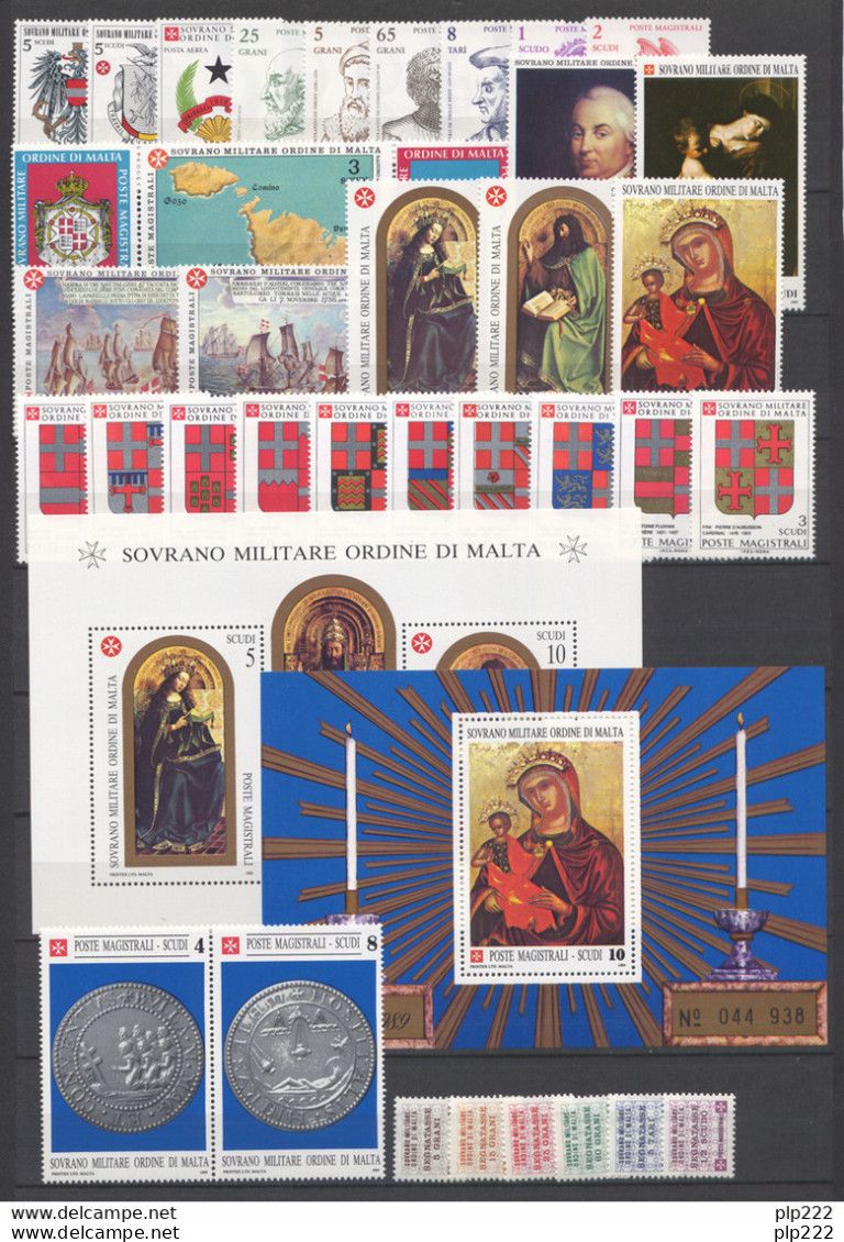 SMOM 1989 Annata Completa/Complete Year MNH/** VF - Malta (la Orden De)