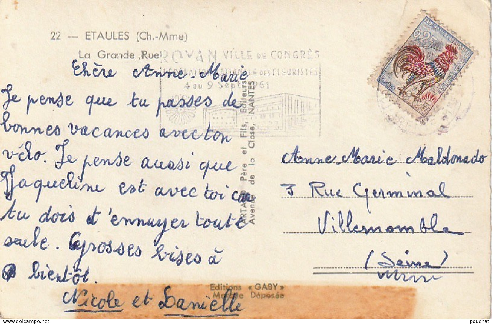 AL24 -(17) ETAULES  -  LA GRANDE RUE  -  COMMERCES  -  PHARMACIE  -   2 SCANS . - Other & Unclassified