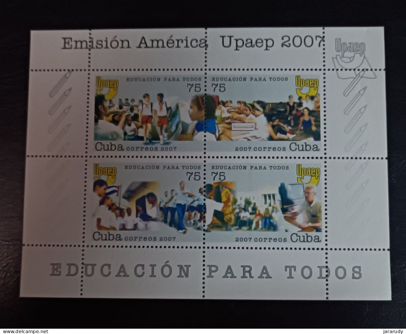 CUBA UPAEP 2007 Yv BF 229B MNH - Hojas Y Bloques