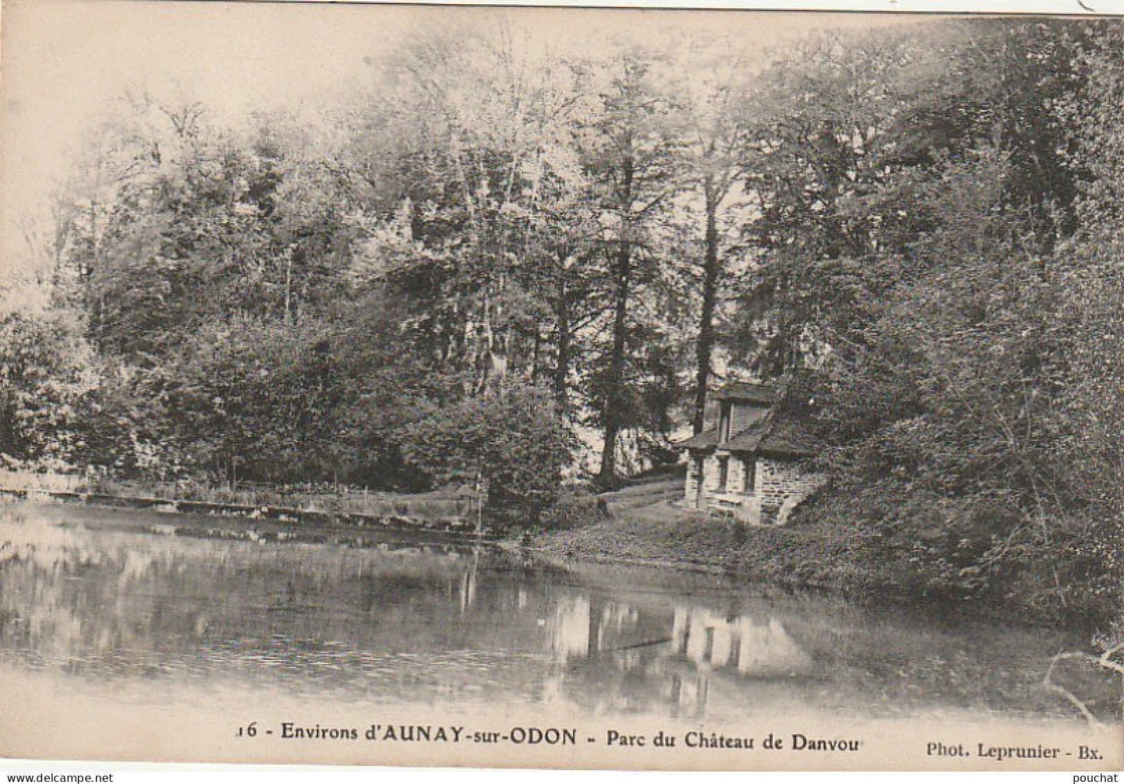 AL20-(14) ENVIRONS D ' AUNAY SUR ODON  -  PARC DU CHATEAU DE DANVOU  -  2 SCANS . - Autres & Non Classés