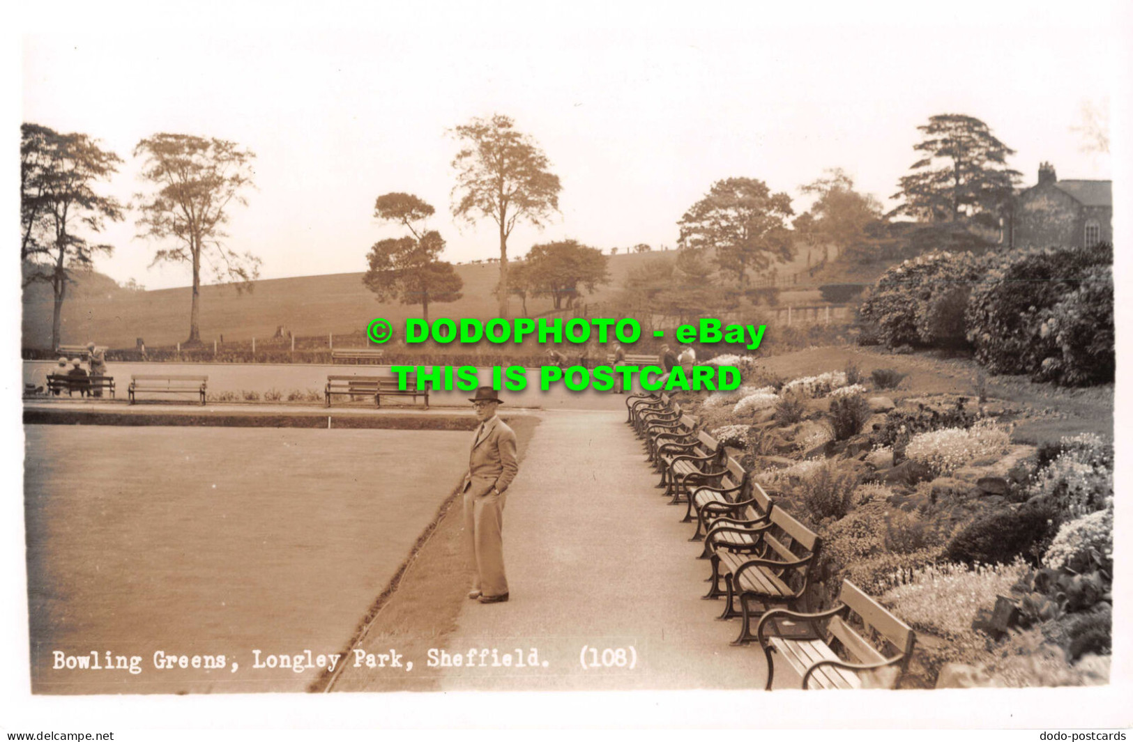 R537183 Sheffield. Bowling Greens. Longley Park. F. A. Kenyon. RP - Monde