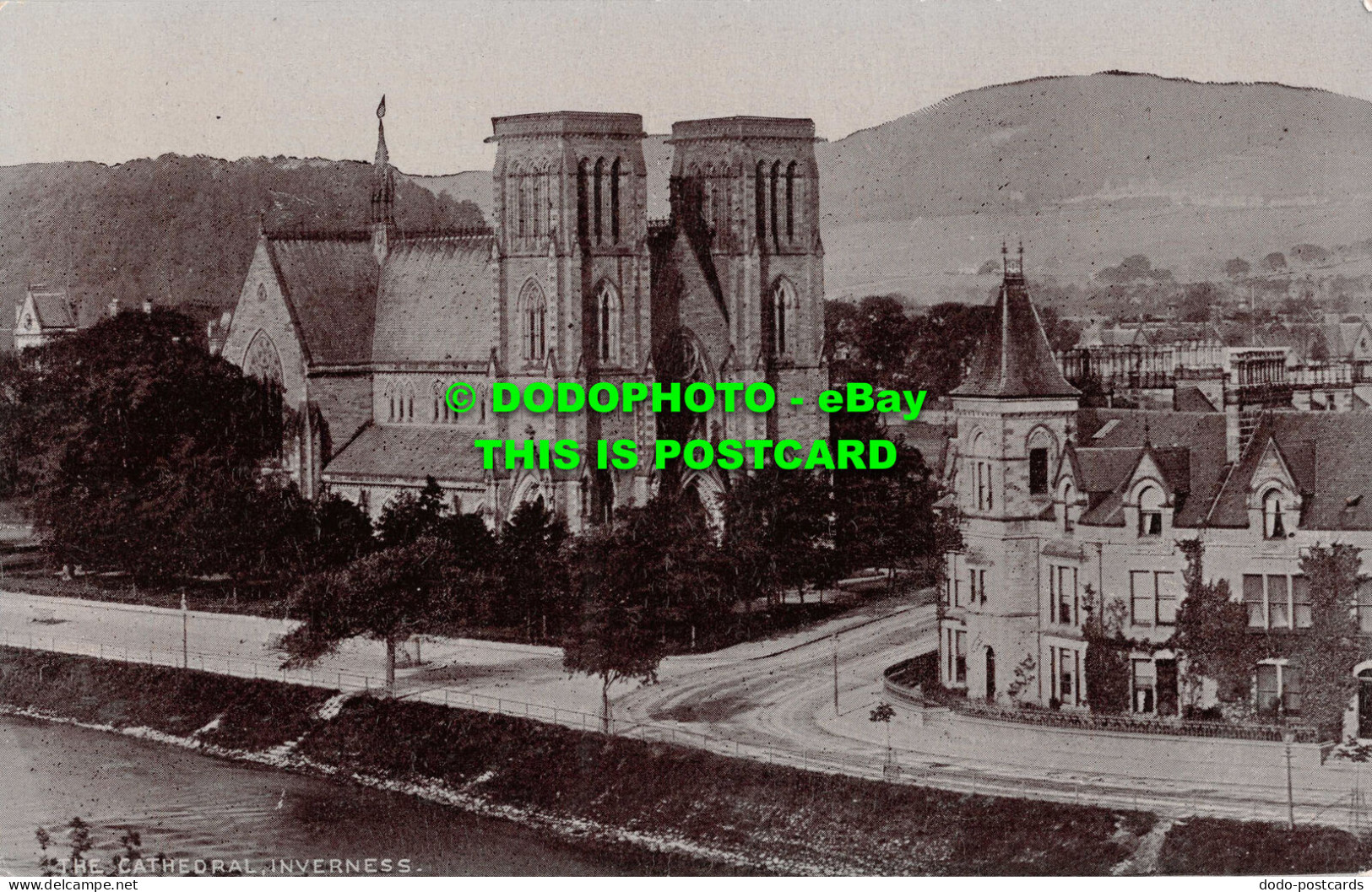 R537001 Inverness. The Cathedral. B. And R. Postcard - Monde