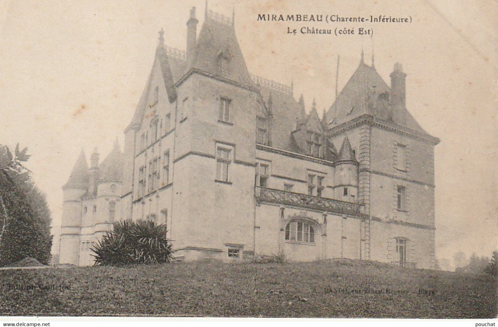 AL25  -(17) MIRAMBEAU - LE CHATEAU ( COTE EST ) -  2 SCANS - Mirambeau