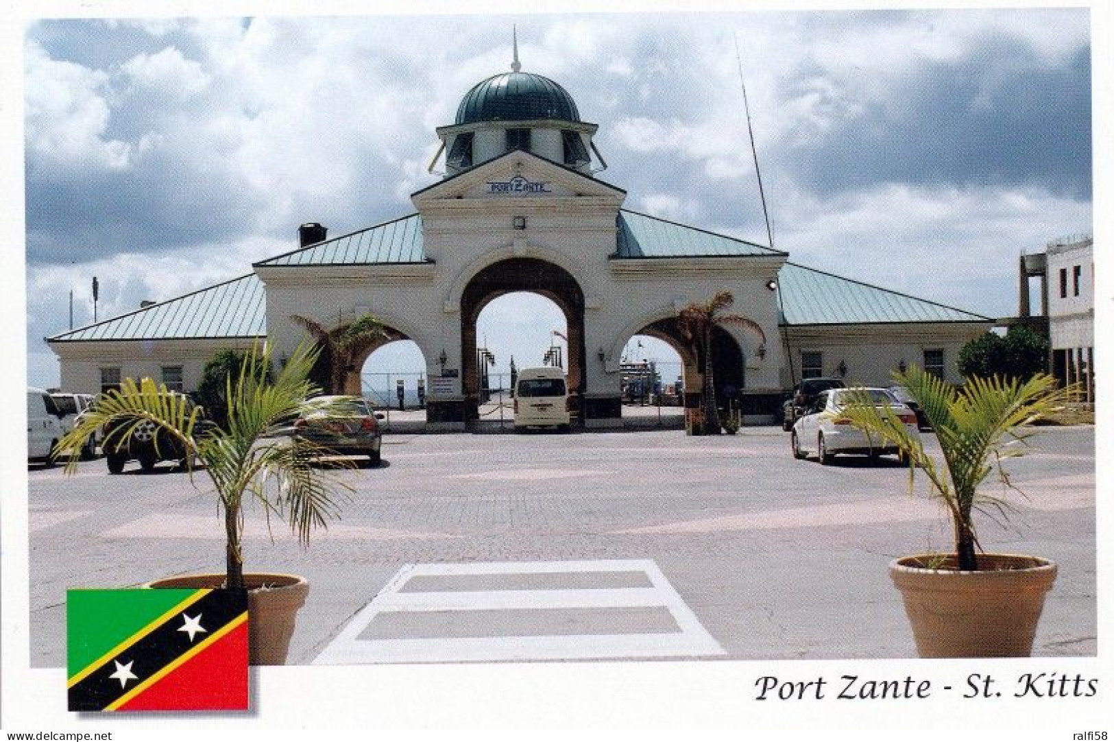 1 AK St. Kitts And Nevis * Port Zante - Der Hafen In Basseterre Der Hauptstadt Der Karibinsel St. Kitts And Nevis * - St. Kitts Und Nevis