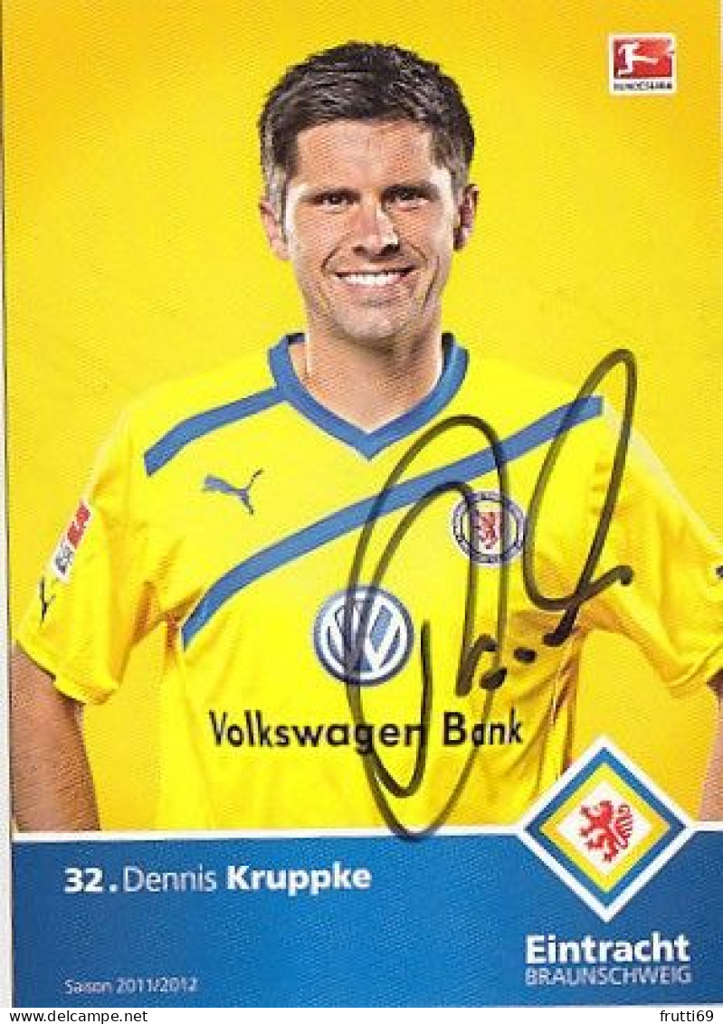 AK 215632 FOOTBALL / SOCCER / FUSSBALL - Eintracht Braunschweig - 2011 / 2012 - Dennis Kruppke - Calcio