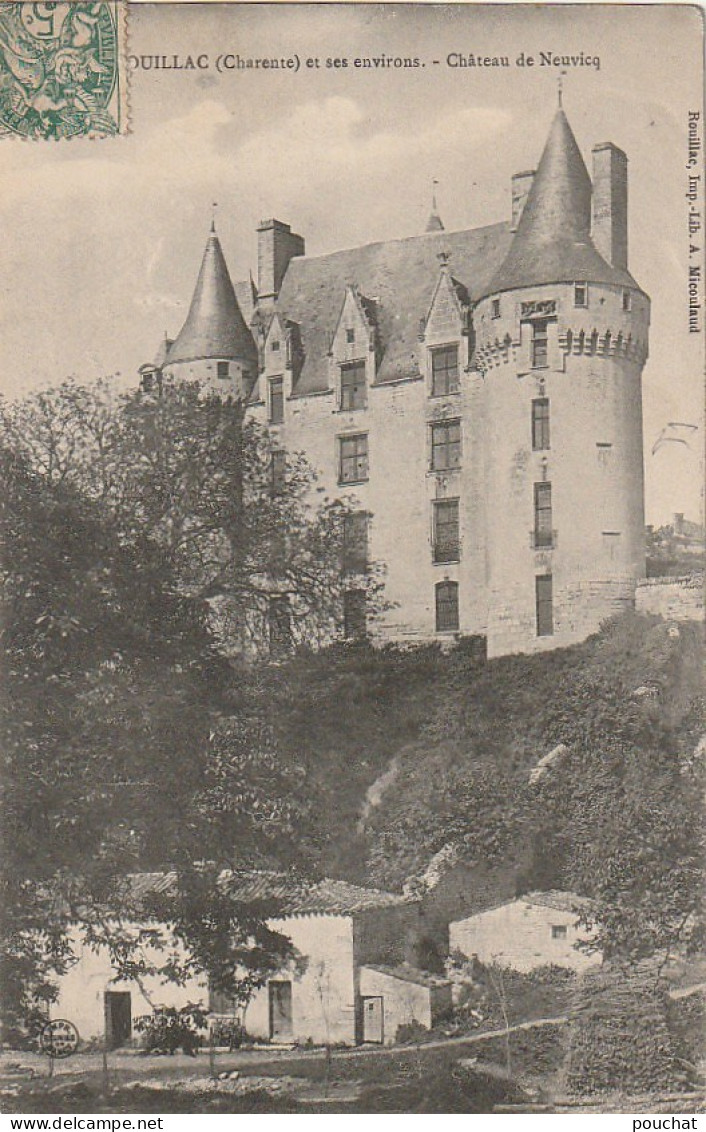 AL22 -(16) ROUILLAC ET SES ENVIRONS  -  CHATEAU DE NEUVICQ  -  2 SCANS  . - Rouillac