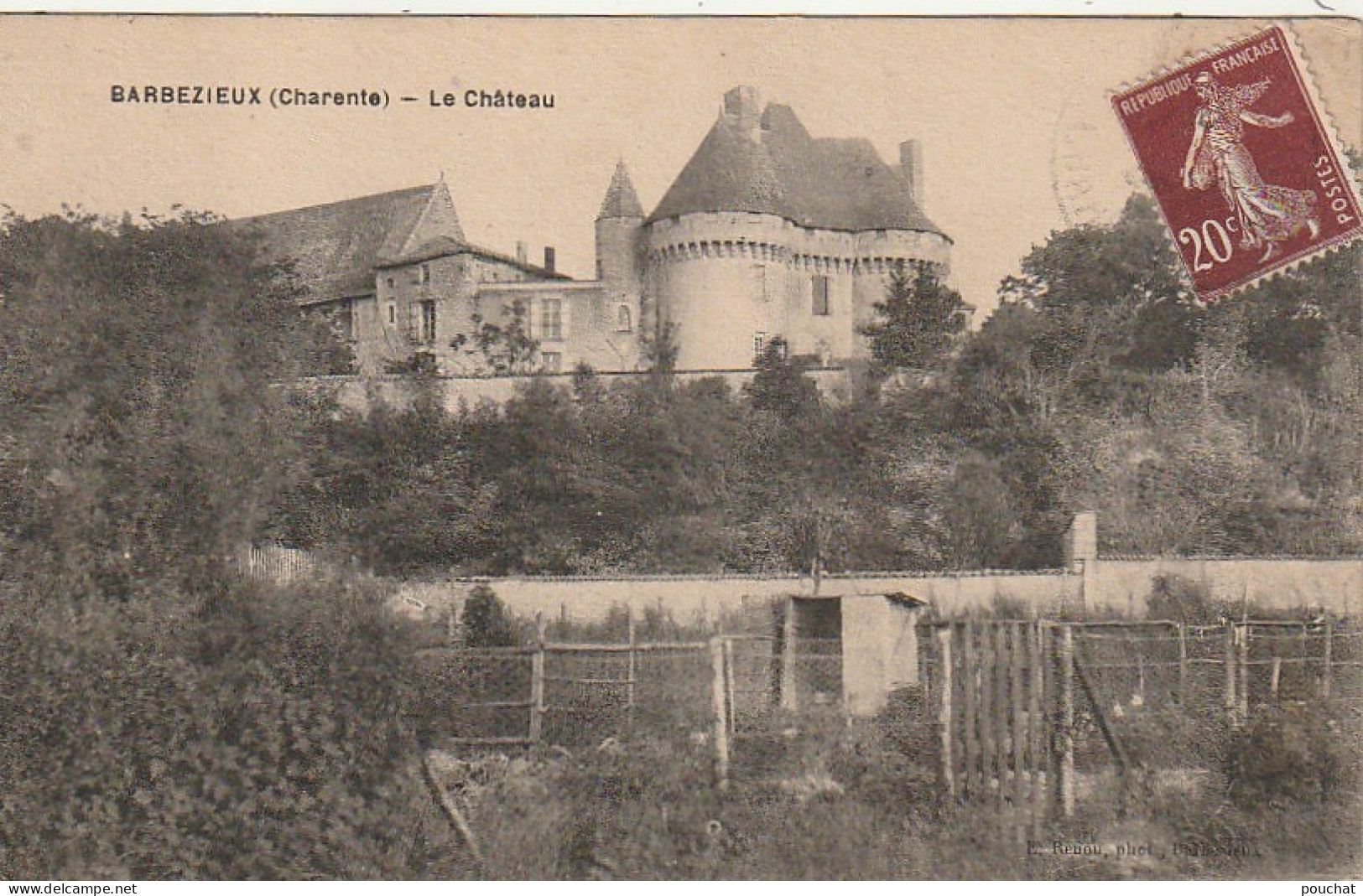 AL23 -(16) BARBEZIEUX - LE CHATEAU - 2 SCANS - Sonstige & Ohne Zuordnung